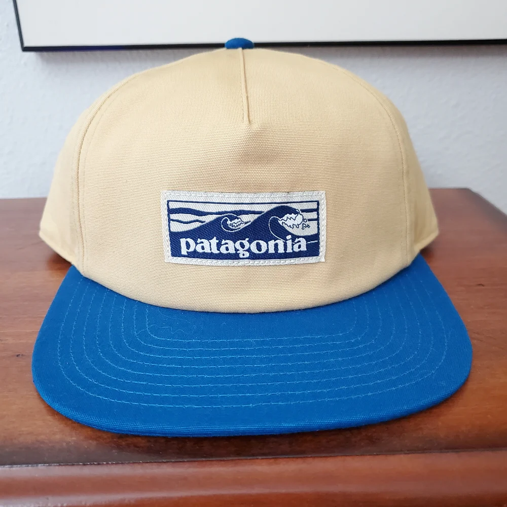Patagonia Yellow and Blue Logo Cap - Picture 1 of 4